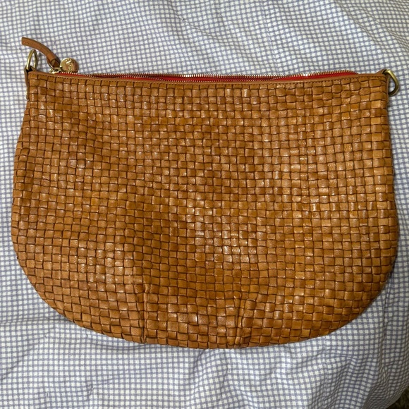 CLARE V. Moyen Woven Checker Crossbody Shoulder Bag - Picture 6 of 12